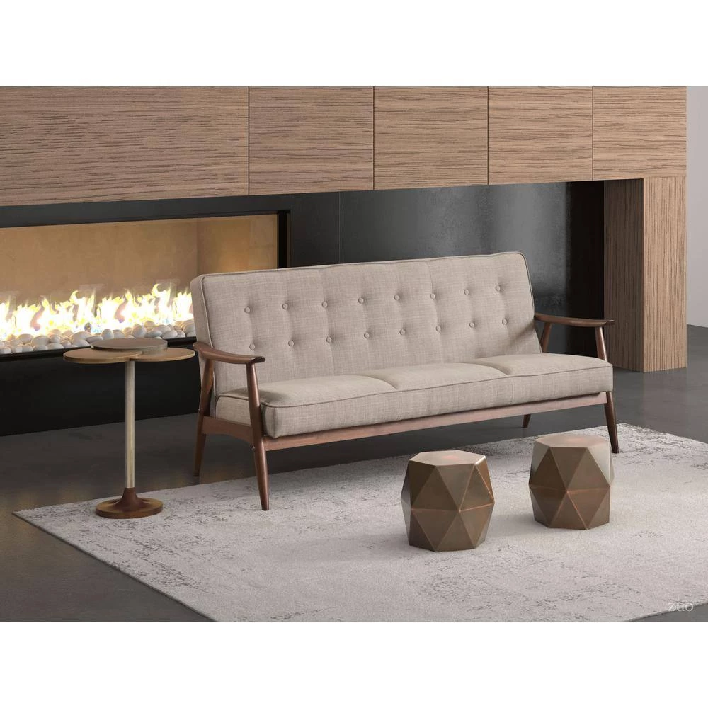 Dundee Antique Brass Accent Table by ZUO 8 Dundee Antique Brass Accent Table by ZUO - Image 6