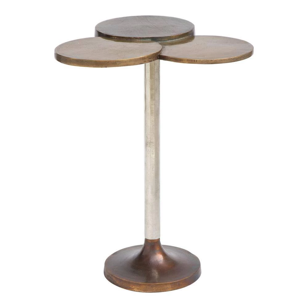 Dundee Antique Brass Accent Table by ZUO 6 Dundee Antique Brass Accent Table by ZUO - Image 4
