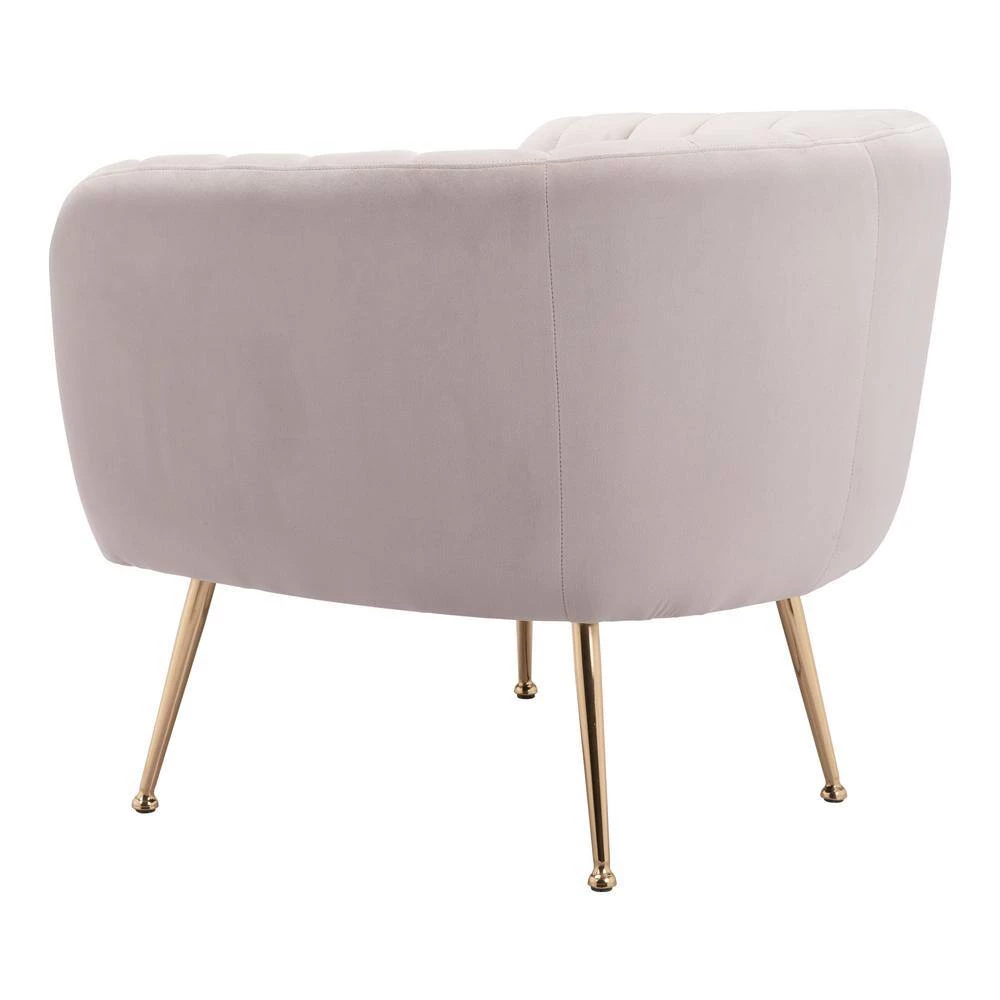 Deco Beige Accent Chair by ZUO 7 Deco Beige Accent Chair by ZUO - Image 5