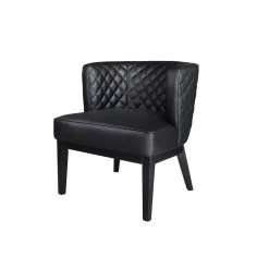 Ava Quilted Black Accent Chair by BOSS Office Products -BOSS Offic Shop black boss office products accent chairs b529qbk bk fa 1000