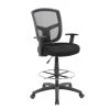 Black Mesh Drafting Chair with Adjustable Arms by BOSS Office Products 2 Black Mesh Drafting Chair with Adjustable Arms by BOSS Office Products -Default Template 6 black boss office products drafting chairs b16021 64 1000