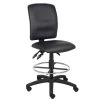 Black Multi-Function Leather Plus Drafting Stool by BOSS Office Products 2 Black Multi-Function Leather Plus Drafting Stool by BOSS Office Products -Default Template 6 black boss office products drafting chairs b1645 64 1000