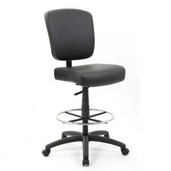 46.5 in. Black Oversized Drafting Stool by BOSS Office Products