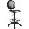 Antimicrobial Black Vinyl Cushions Chrome Footring Armless Pneumatic Lift Drafting Chair by BOSS Office Products 2 Antimicrobial Black Vinyl Cushions Chrome Footring Armless Pneumatic Lift Drafting Chair by BOSS Office Products -Default Template 6 black boss office products drafting chairs b1690 cs 64 1000