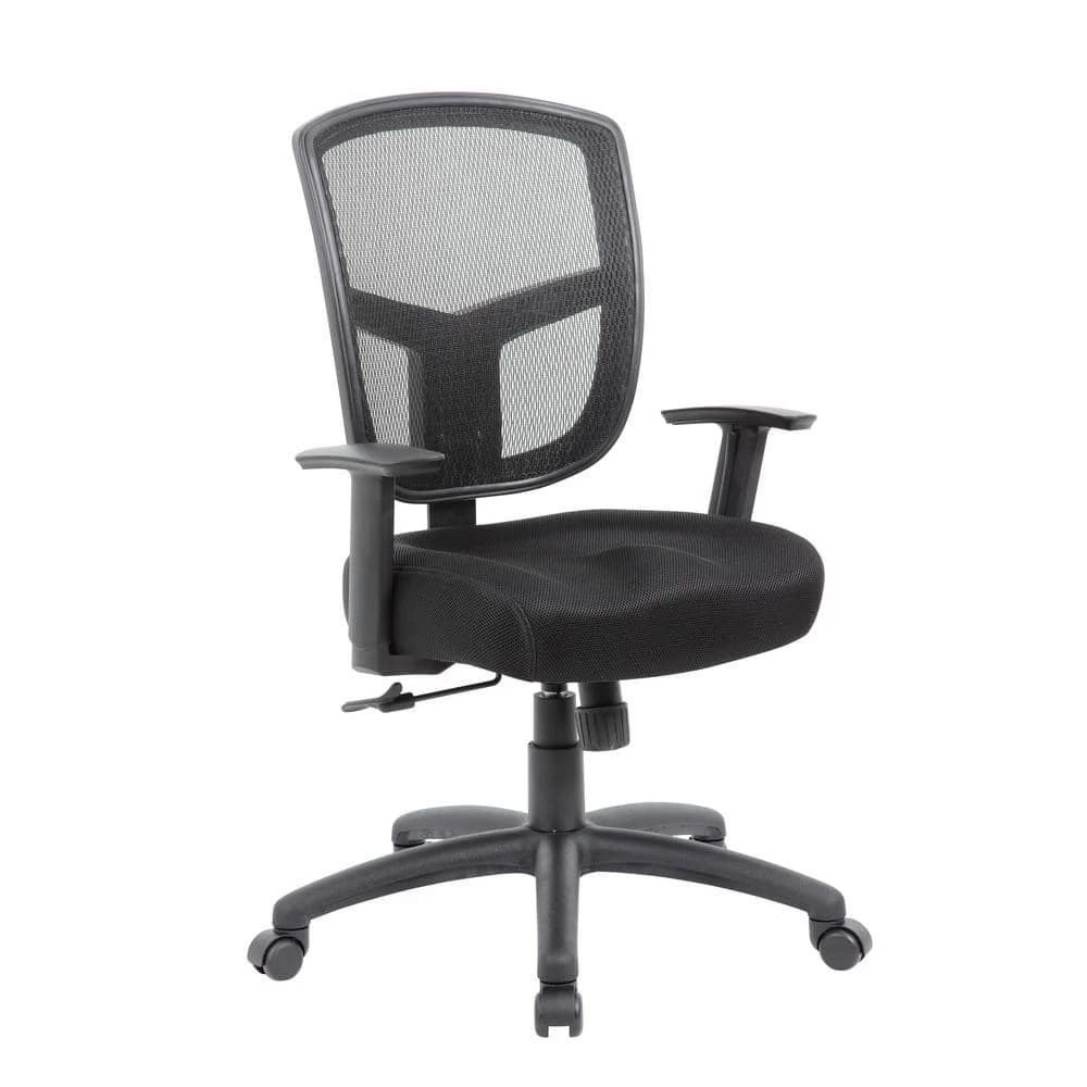 Black Contract Mesh Task Chair by BOSS Office Products 3 Black Contract Mesh Task Chair by BOSS Office Products