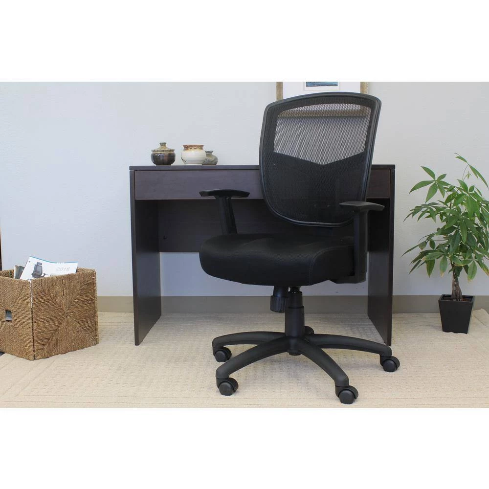 Black Contract Mesh Task Chair by BOSS Office Products 7 Black Contract Mesh Task Chair by BOSS Office Products - Image 5