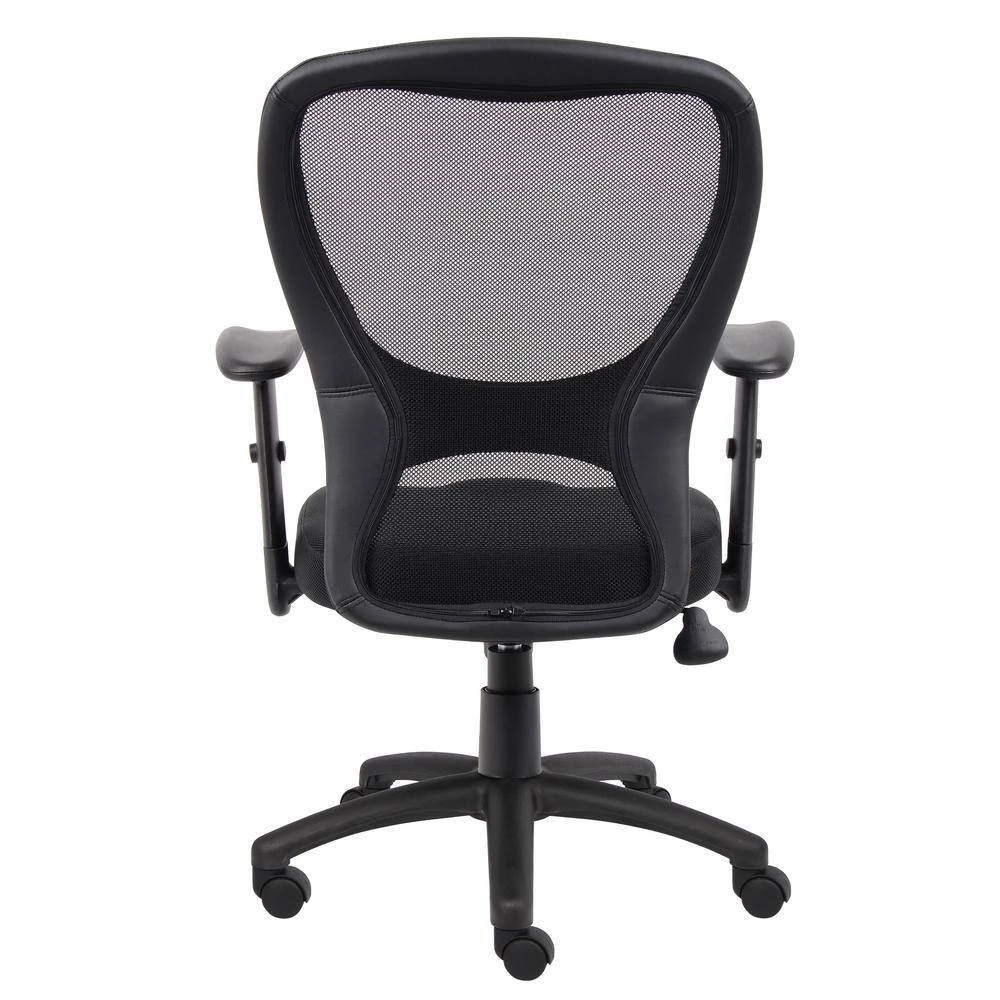Black Modern Styled Mesh Desk Chair by BOSS Office Products 7 Black Modern Styled Mesh Desk Chair by BOSS Office Products - Image 5