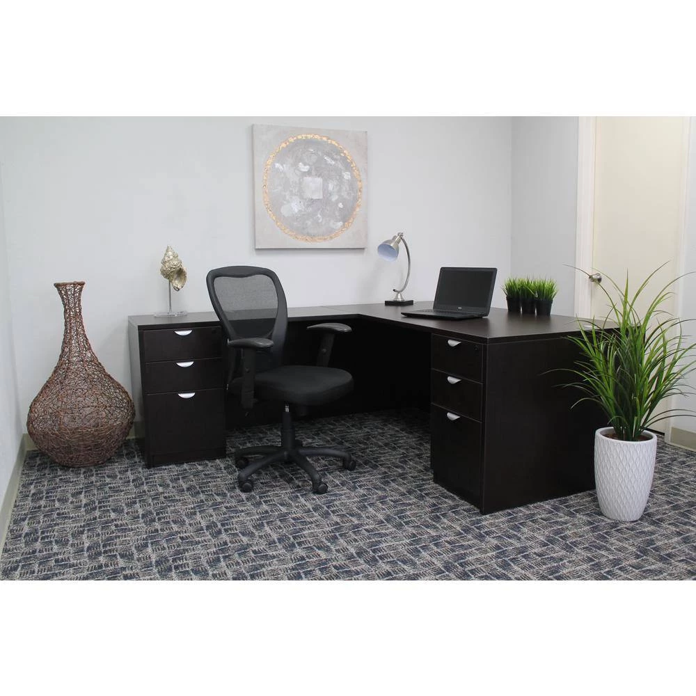 Black Modern Styled Mesh Desk Chair by BOSS Office Products 10 Black Modern Styled Mesh Desk Chair by BOSS Office Products - Image 8