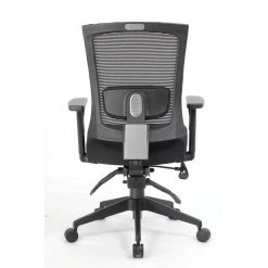 Black Fabric Adjustable Arms Executive Ergonomic Multi-Function Mesh Back Chair by BOSS Office Products -Default Template 6 black boss office products ergonomic chairs b6716 bk 66 1000