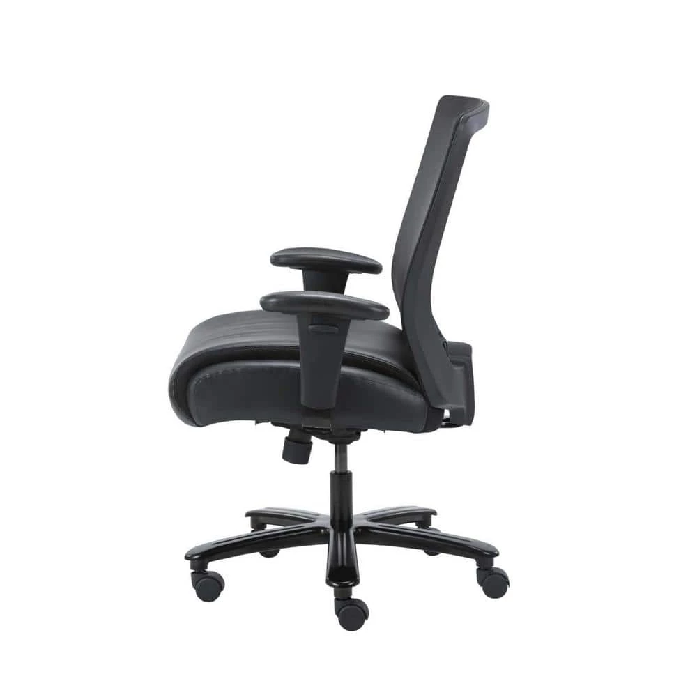 Black Mesh Heavy Duty Task Chair 400 lb Capacity by BOSS Office Products 4 Black Mesh Heavy Duty Task Chair 400 lb Capacity by BOSS Office Products - Image 2