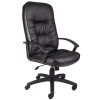 27 in. Width Big and Tall Black Vinyl Executive Chair with Swivel Seat by BOSS Office Products 1 27 in. Width Big and Tall Black Vinyl Executive Chair with Swivel Seat by BOSS Office Products -Default Template 6 black boss office products executive chairs b7301 64 1000