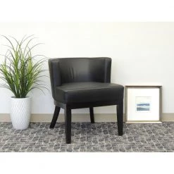 Ava Black Accent Chair by BOSS Office Products -BOSS Offic Shop black boss office products guest office chairs b529bk bk 31 1000