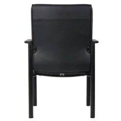 Mid Back Black in Leather Plus Guest Chair by BOSS Office Products 9 Mid Back Black in Leather Plus Guest Chair by BOSS Office Products -Default Template 6 black boss office products guest office chairs b689 66 1000