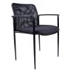 Black Mesh Guest Chair Steel Frame by BOSS Office Products 1 Black Mesh Guest Chair Steel Frame by BOSS Office Products -Default Template 6 black boss office products guest office chairs b6909 bk 64 1000