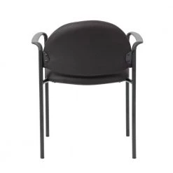 Black Fabric Cushions Black Steel Frame Molded Arm Caps Stackable Side Chair by BOSS Office Products 9 Black Fabric Cushions Black Steel Frame Molded Arm Caps Stackable Side Chair by BOSS Office Products -Default Template 6 black boss office products guest office chairs b9501 bk 66 1000