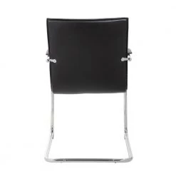 23 in. W Black Standard Faux Leather Guest Office Chair (Set of 2) by BOSS Office Products -BOSS Offic Shop black boss office products guest office chairs b9536 bk 2 66 1000