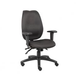 Black High Back Task Chair by BOSS Office Products