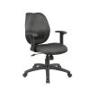 Black Task Chair with Adjustable Arms by BOSS Office Products -Default Template 6 black boss office products task chairs b1014 bk 64 1000