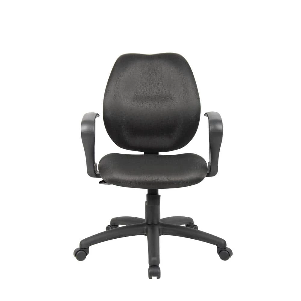 Black Desk Chair Loop Arms by BOSS Office Products 8 Black Desk Chair Loop Arms by BOSS Office Products - Image 6
