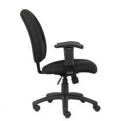 Black Fabric Task Chair with Adjustable Arms by BOSS Office Products -Default Template 6 black boss office products task chairs b495 bk 4f 1000