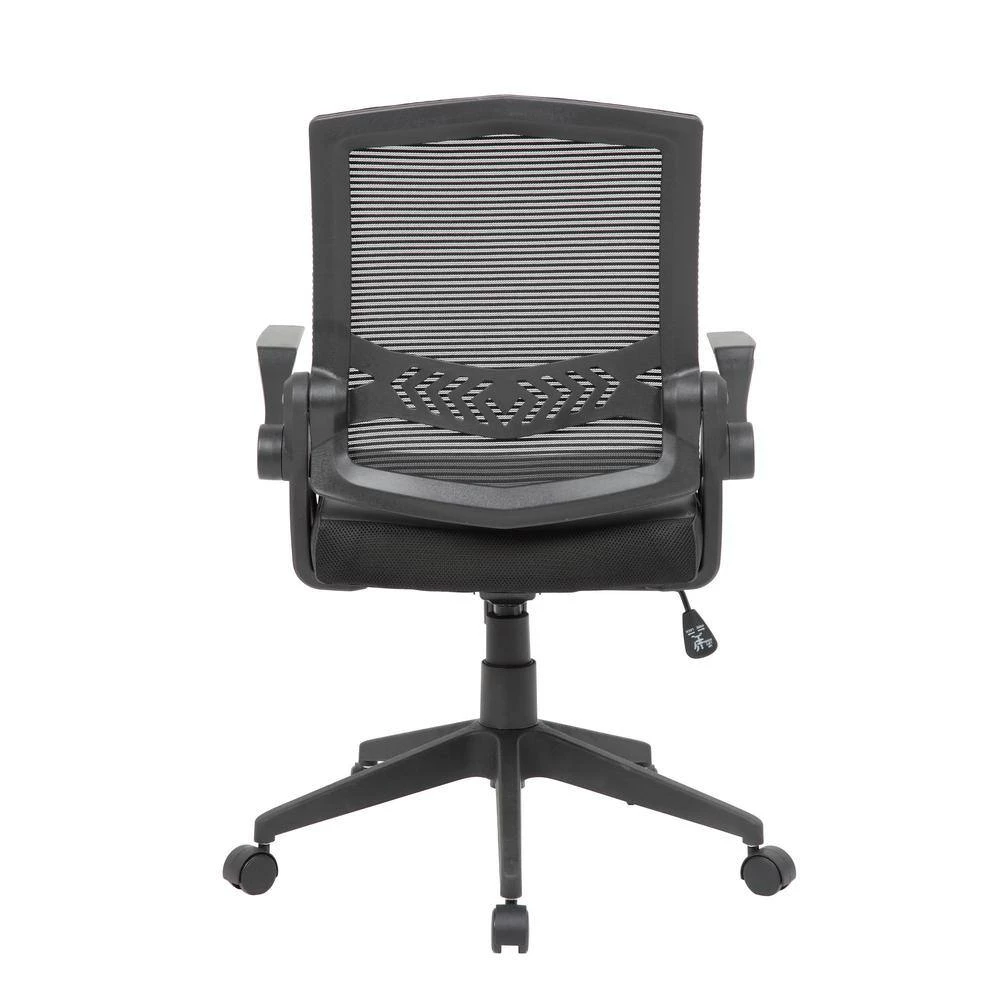 Black Mesh Flip Arm Task Chair by BOSS Office Products 5 Black Mesh Flip Arm Task Chair by BOSS Office Products - Image 3