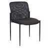 Mesh Side Chair Black Mesh and Fabric Seat Black Metal Frame Armless by BOSS Office Products 2 Mesh Side Chair Black Mesh and Fabric Seat Black Metal Frame Armless by BOSS Office Products -Default Template 6 black boss office products task chairs b6919 64 1000