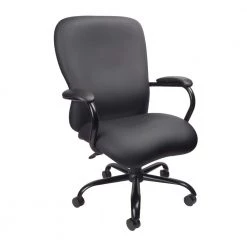 30.5 in. Width Big and Tall Black Vinyl Task Chair with Swivel Seat by BOSS Office Products 11 30.5 in. Width Big and Tall Black Vinyl Task Chair with Swivel Seat by BOSS Office Products -Default Template 6 black boss office products task chairs b990 cp 31 1000