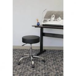 WorkPro Black/Chrome Antimicrobial Vinyl Medical Stool by BOSS Office Products 13 WorkPro Black/Chrome Antimicrobial Vinyl Medical Stool by BOSS Office Products -Default Template 6 black chrome boss office products office stools b240 bk 31 1000
