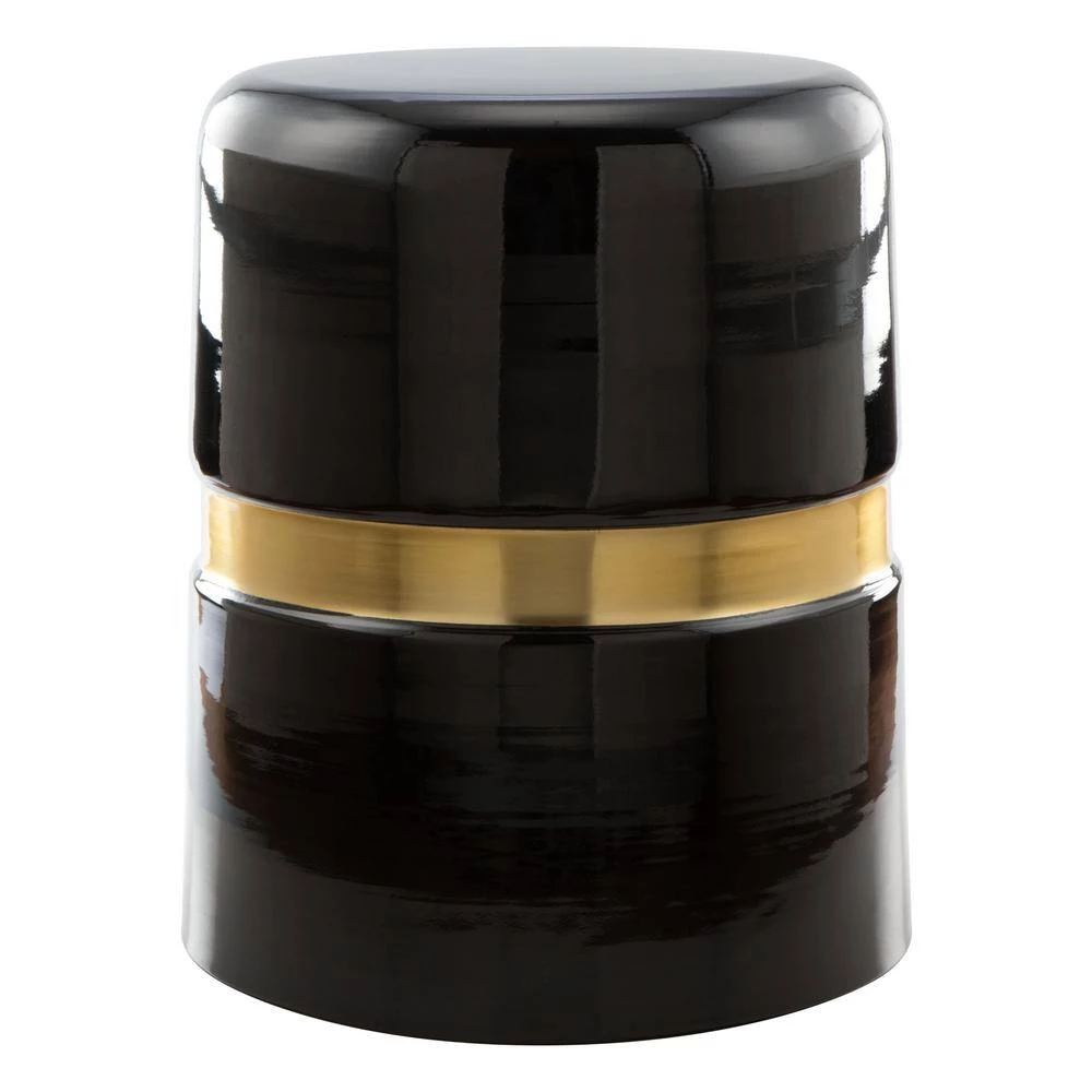 Density Black and Gold Side Table by ZUO 4 Density Black and Gold Side Table by ZUO - Image 2