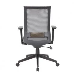 Grey Executive Mesh Back Desk Chair Adj Arms by BOSS Office Products 15 Grey Executive Mesh Back Desk Chair Adj Arms by BOSS Office Products -BOSS Offic Shop black gray boss office products ergonomic chairs b6566gy bk 44 1000