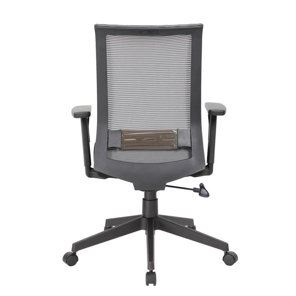Grey Executive Mesh Back Desk Chair Adj Arms by BOSS Office Products 8 Grey Executive Mesh Back Desk Chair Adj Arms by BOSS Office Products - Image 6