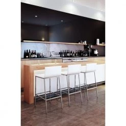 Marina 39 in. Black Bar Stool by ZUO -Default Template 6 black stainless steel zuo bar stools 100644 31 1000