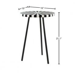Flare Black and White Side Table by ZUO 13 Flare Black and White Side Table by ZUO -Default Template 6 black white zuo end side tables 101542 40 1000