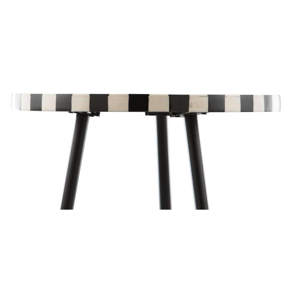 Flare Black and White Side Table by ZUO 10 Flare Black and White Side Table by ZUO - Image 8