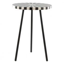 Flare Black and White Side Table by ZUO 14 Flare Black and White Side Table by ZUO -Default Template 6 black white zuo end side tables 101542 c3 1000