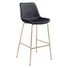 Tony Bar Chair Black & Gold by ZUO 2 Tony Bar Chair Black & Gold by ZUO -BOSS Offic Shop black zuo bar stools 101760 64 1000