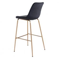 Tony Bar Chair Black & Gold by ZUO 14 Tony Bar Chair Black & Gold by ZUO -BOSS Offic Shop black zuo bar stools 101760 fa 1000