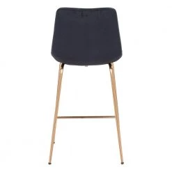 Tony Counter Chair Black & Gold by ZUO -Default Template 6 black zuo bar stools 101765 44 1000
