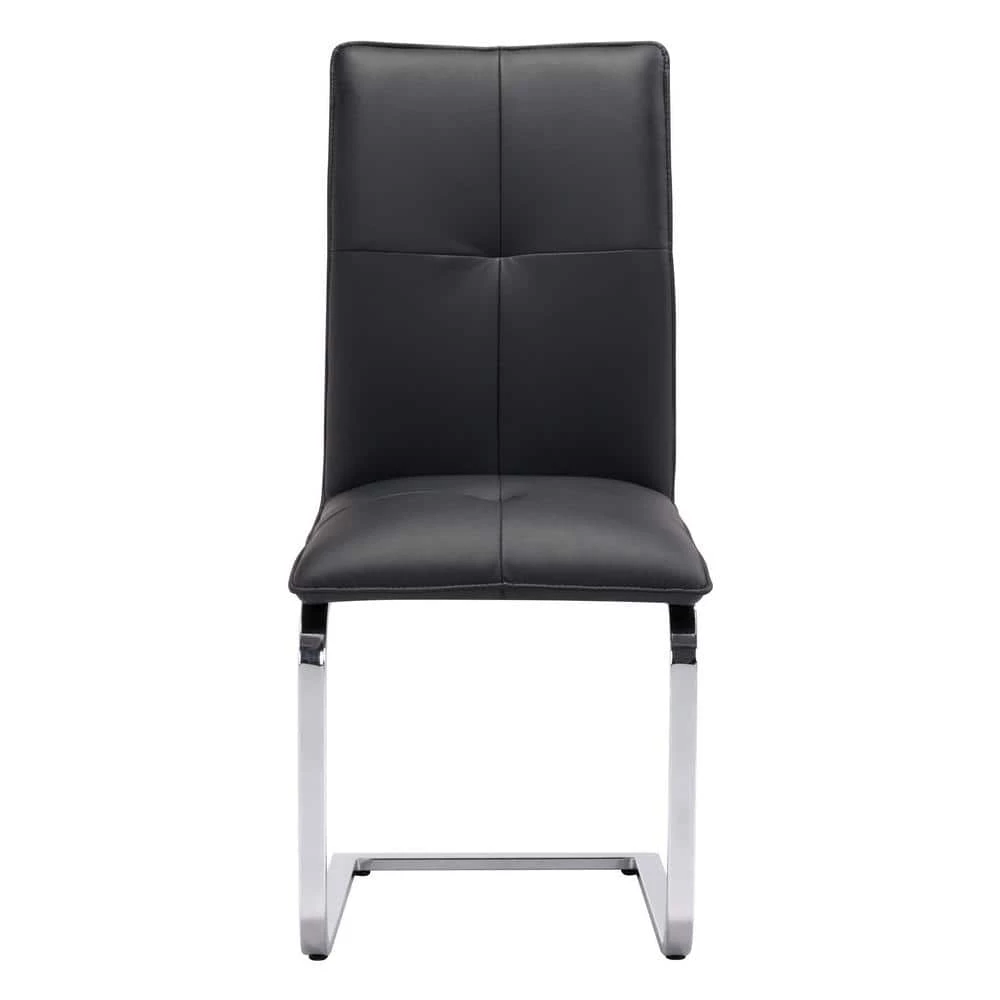 Anjou Black Dining Chair (Set of 2) by ZUO 5 Anjou Black Dining Chair (Set of 2) by ZUO - Image 3