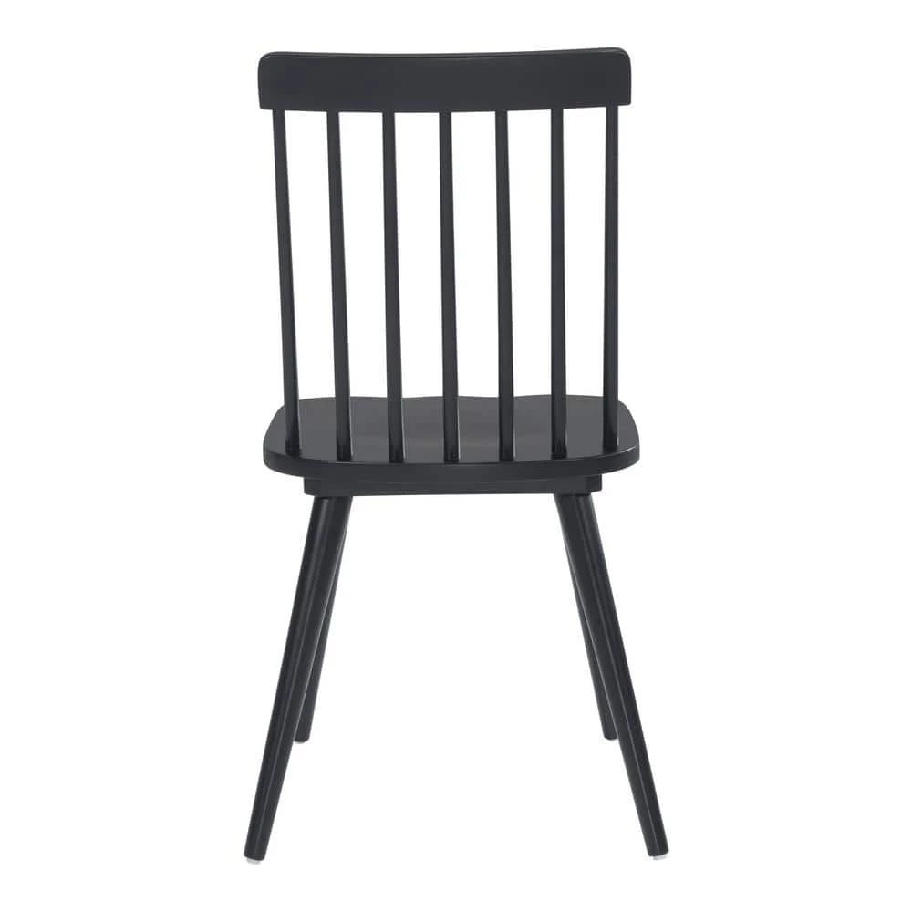 Ashley Black Dining Chair (Set of 2) Side Chair by ZUO 5 Ashley Black Dining Chair (Set of 2) Side Chair by ZUO - Image 4