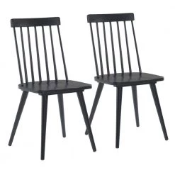Ashley Black Dining Chair (Set of 2) Side Chair by ZUO