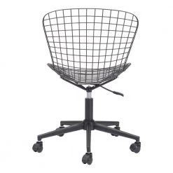 Wire Black Office Chair by ZUO 13 Wire Black Office Chair by ZUO -Default Template 6 black zuo task chairs 100949 1d 1000