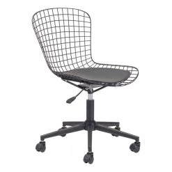 Wire Black Office Chair by ZUO