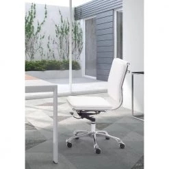 Lider Plus Faux Leather Armless Office Chair Black by ZUO 13 Lider Plus Faux Leather Armless Office Chair Black by ZUO -Default Template 6 black zuo task chairs 215218 31 1000