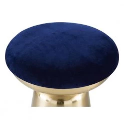 Juniper 19 in. Blue and Gold Side Stool by ZUO -BOSS Offic Shop blue gold zuo makeup vanities 101504 1f 1000