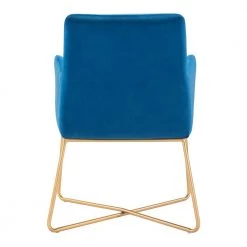 Honoria Blue Velvet Arm Chair by ZUO 10 Honoria Blue Velvet Arm Chair by ZUO -Default Template 6 blue zuo accent chairs 101146 1f 1000