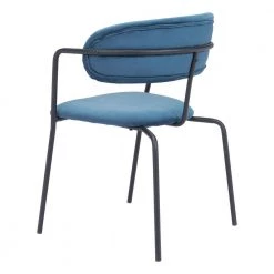 Emrys Blue, Black Polyester Dining Arm Chair Set of 2 by ZUO 15 Emrys Blue, Black Polyester Dining Arm Chair Set of 2 by ZUO -Default Template 6 blue zuo dining chairs 101514 fa 1000