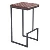 Element 17 in. Brown Bar Stool by ZUO 2 Element 17 in. Brown Bar Stool by ZUO -Default Template 6 brown zuo bar stools 101459 64 1000