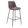 Byron Bar Chair Brown by ZUO 2 Byron Bar Chair Brown by ZUO -Default Template 6 brown zuo bar stools 101771 64 1000