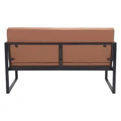 Claremont 44.9 in. Brown Fabric 2-Seat Sofa by ZUO -Default Template 6 brown zuo sofas couches 101937 44 1000